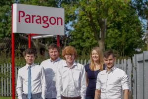 Paragon's new starters at its offices 
in Hull
