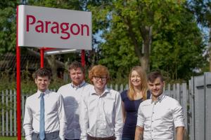 Paragon's new starters at its offices 
in Hull