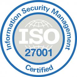 ISO 27001 certification ensures 
the secure management of 
financial information, intellectual 
property, employee details, and 
third-party information