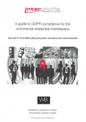 A guide to GDPR compliance for the 
commercial residential marketplace