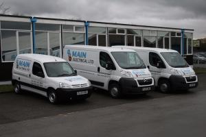 Main Electrical has tracked its van 
fleet to achieve performance 
improvements and cost savings
