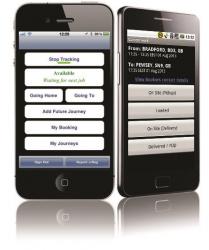 Transport Exchange Group's mobile 
app now provides live updates on 
load status