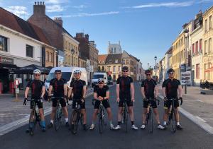 The Paragon cycling team in France