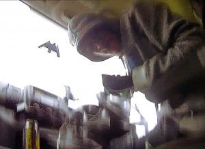 Just the briefest glimpse was 
enough 
to gain a description and help 
identify 
the thief