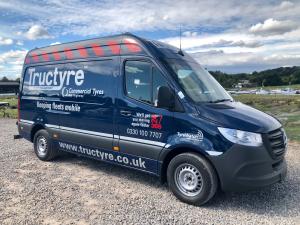 Tructyre is targeting driver behaviour 
and productivity improvements 
across its van and HGV fleet